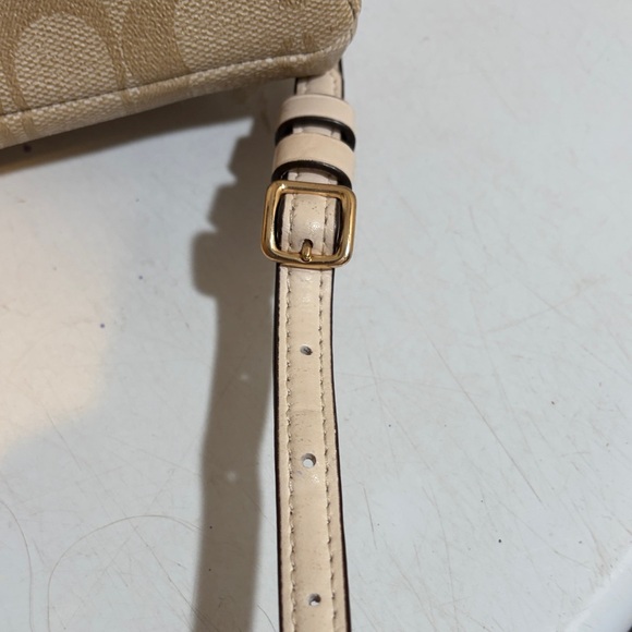 Coach Tan Signature Crossbody Bag - Picture 8 of 12